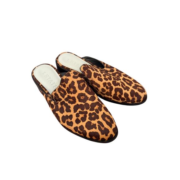 1.STATE Women's Leopard Print Flat Mule Slip-On Size 7.5 - Picture 9 of 13
